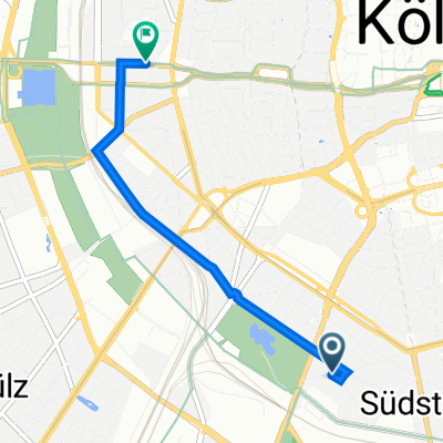 Martin-Luther-Platz 19, Köln nach Aachener Straße 18, Köln