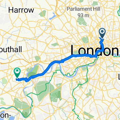 401 St John St, London to 2 Ploughmans End, Isleworth