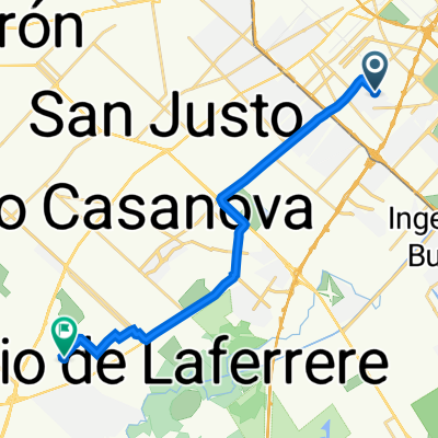 De Zuviría 5626, Buenos Aires a Santa Catalina 5461, Gregorio de Laferrere