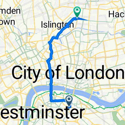 19 Tabard St, London to 65–73 Northchurch Road, London