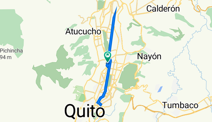 De 10 de Agosto Y Jose Falconi, Quito a 10 de Agosto Y Jose Falconi, Quito