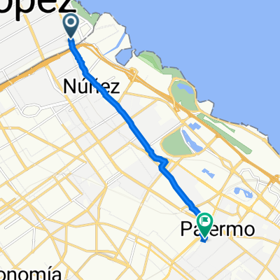Avenida del Libertador 100–144, Vicente López to Godoy Cruz 2369, Buenos Aires