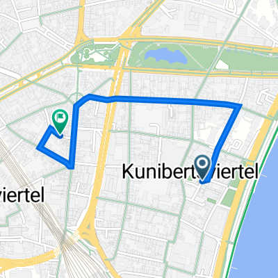 Kunibertskloster 13, Köln nach Im Stavenhof 3, Köln