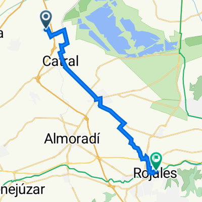 Crevillent naar Calle Orihuela, 15, Rojales