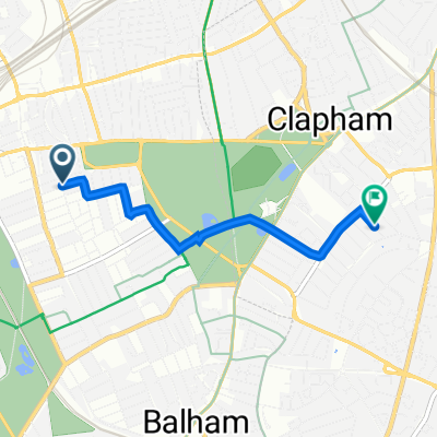 33 Webb's Road, London to 33 Leppoc Road, London