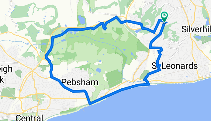 162 Blackman Ave, St Leonards-On-Sea to 87 Ironlatch Ave, St Leonards-On-Sea