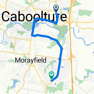 65 Mewett St, Caboolture East to 1 Parer Cr, Morayfield