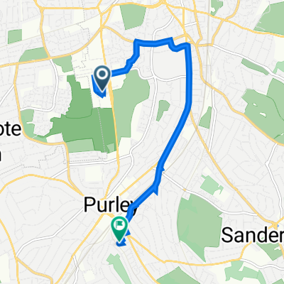 6 Pegasus Road, Croydon to 28 Olden Lane, Purley
