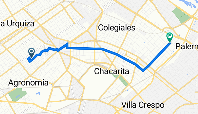 De Barzana 1630, Buenos Aires a Bonpland 2261, Buenos Aires