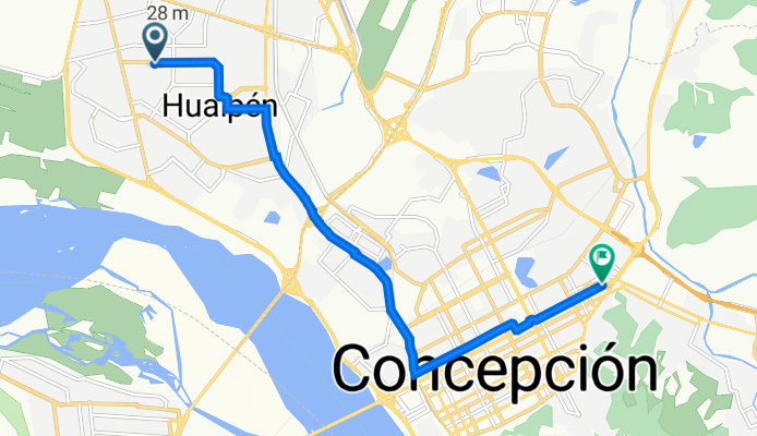 Bulgaria 3307, Hualpén a Avenida Los Carrera 2189, Concepción