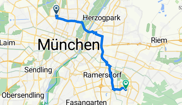 Adams-Lehmann-Straße 75, München nach Charles-de-Gaulle-Straße 16, München