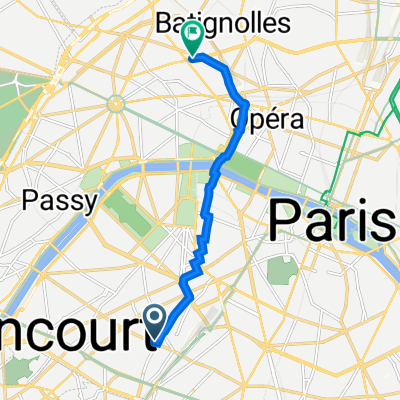 17 Rue de Vouillé, Paris à 10 Boulevard de Courcelles, Paris
