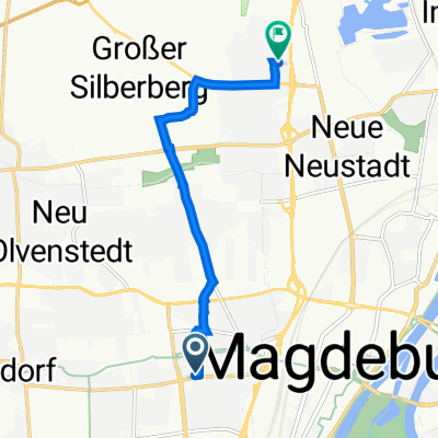 Große Diesdorfer Straße 33, Magdeburg nach Hanns-Eisler-Platz 6, Magdeburg