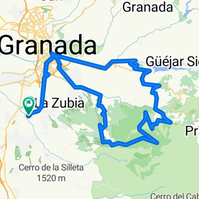LOMA LINDA-FUENTE DEL HERVIDERO-CARTIJUELA-PICO LA CARNE-PURCHE-PINOS GENIL-LOMA LINDA