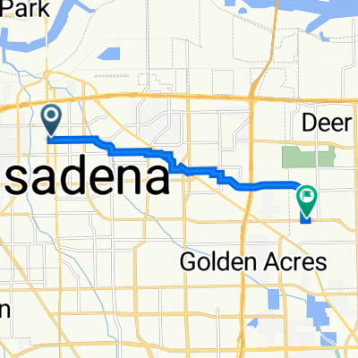 618 Munger St, Pasadena to 4909 W Pasadena Blvd, Deer Park