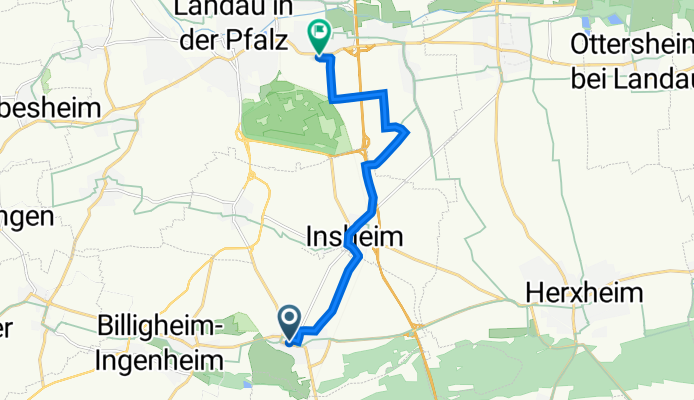 Wüstgasse 5, Rohrbach nach Marie-Curie-Straße 9, Landau in der Pfalz