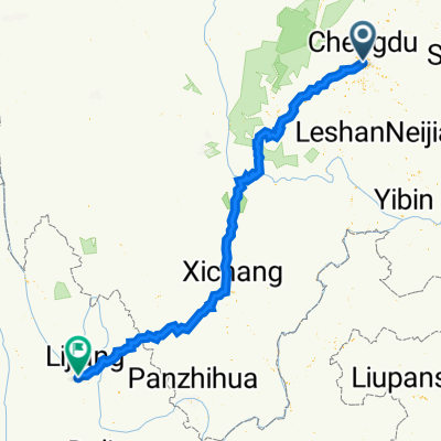 Chengdu to Lijiang 25 Apr - 25 May 2023