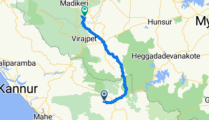 Kaattimoola to Kodagu