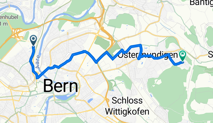 Viererfeldweg, Bern nach Rütiweg 98A, Ostermundigen