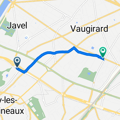 8S Rue Louis Armand, Paris à 22 Rue de Vouillé, Paris