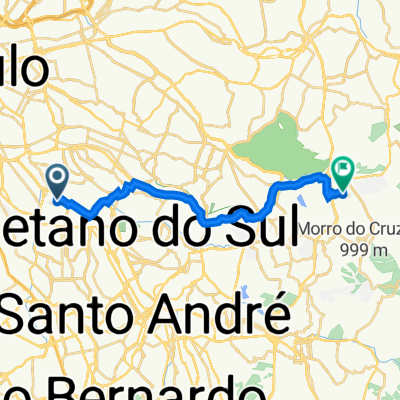 Rua 28 de Julho, 484, São Caetano do Sul a Rua Félix Bernardelli, 137, São Paulo