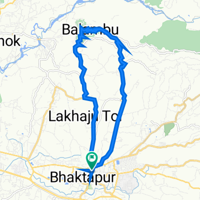 Nagarkot Road, Bhaktapur to Nagarkot Road, Bhaktapur