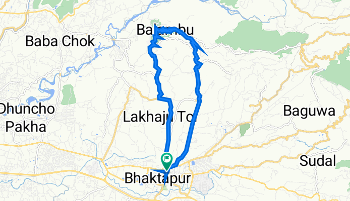 Nagarkot Road, Bhaktapur to Nagarkot Road, Bhaktapur