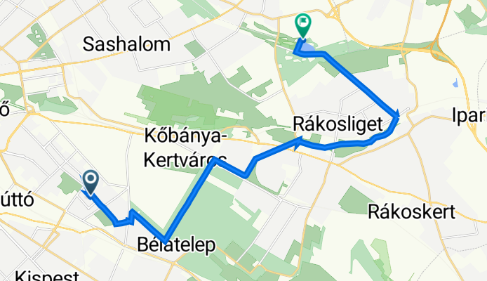 Kőbánya Kispest- Naplás tó
