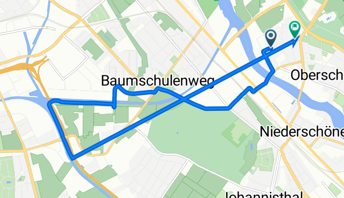 Helmholtzstraße 39, Berlin nach Fritz-Kirsch-Zeile 35, Berlin