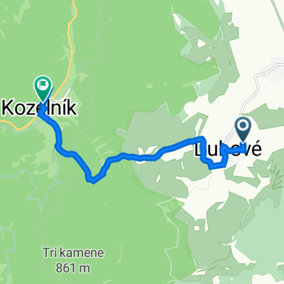 Dubové do Kozelník