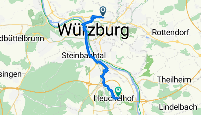 Schiestlstraße 14, Вюрцбург до Helsinkistraße 29, Вюрцбург