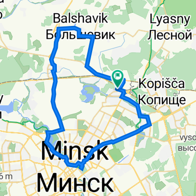 Выезд 23-02. Вкатка. Большевик, Дубовляны, север Минска.