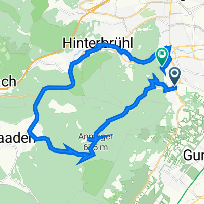 Gumpoldskirchner Straße 26, Mödling to An der Goldenen Stiege 22, Mödling