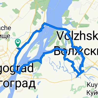 От улица Генерала Штеменко 33, Волгоград до улица Генерала Штеменко 33, Волгоград