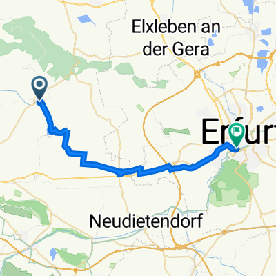 Hirtentor 31, Molschleben to Kartäuserstraße 42, Erfurt