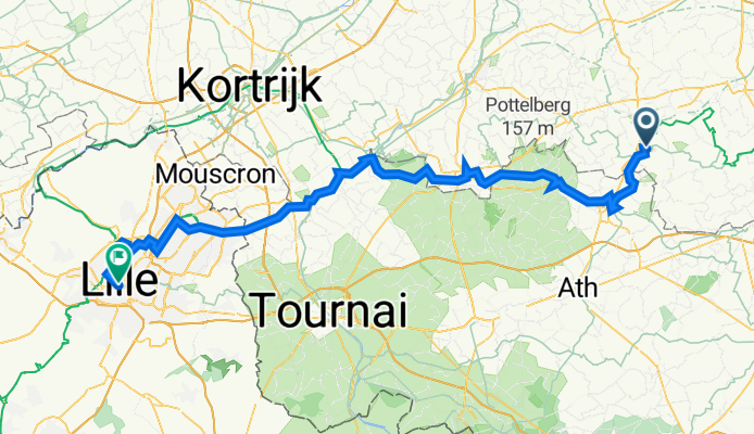 EuroVélo 5 - Jour 56 - Grammont/Lille