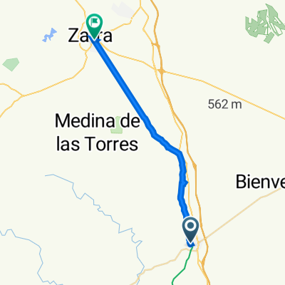 De Plaza Constitución 1, Fuente de Cantos a Calle Cervantes 14, Zafra