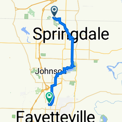 2431–2459 W Pump Station Rd, Springdale to 1763 N Chestnut Ave, Fayetteville