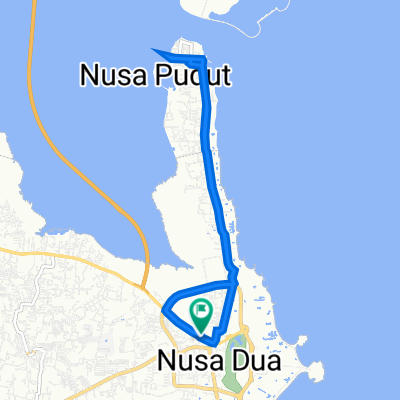 Jalan Bypass Ngurah Rai, Kabupaten Badung to Jalan Bypass Ngurah Rai, Kabupaten Badung