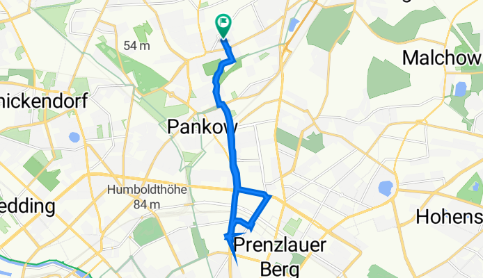 Siegfriedstraße 3, Berlin nach Siegfriedstraße 4, Berlin