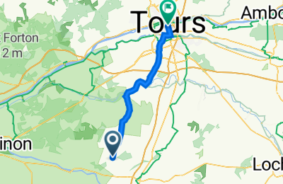 Route in der Bikemap App öffnen