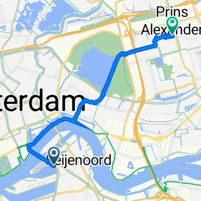 Parallelweg 200, Rotterdam naar Kramerstraat 46, Rotterdam