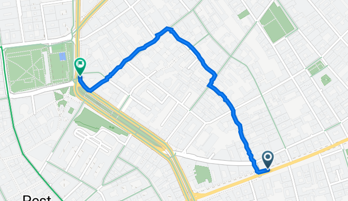 Rákóczi út 12b., Budapest to Deák Ferenc tér 6., Budapest