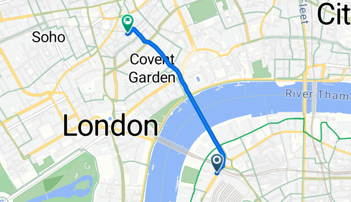 2–6 York Road, London to 24–34 Shorts Gardens, London