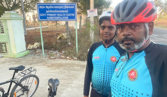 Photo 1 of the Bikemap route "SH 165, Karumathampatti to SH 165, Karumathampatti"