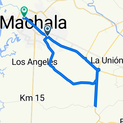 De E583, Machala a Carrera 12ava Oeste, Machala