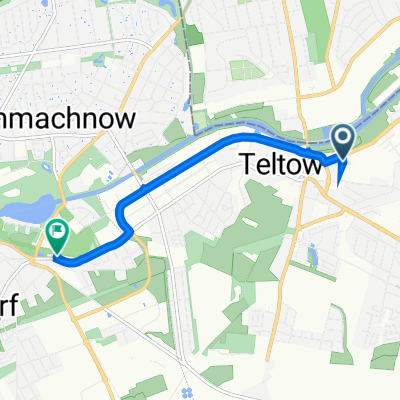 Lichterfelder Allee 31A, Teltow to Wilhelm-Külz-Straße 67, Stahnsdorf