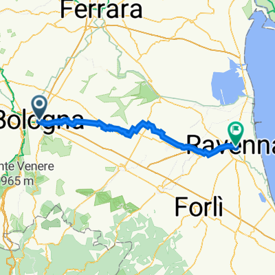 Via del Borgo di San Pietro 57, Bologna to Via di Roma 166, Ravenna