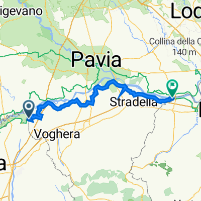 Ciclovia del Po destra 3, ponte Scrivia - Parpanese PV