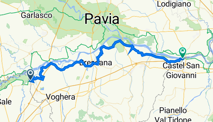 Ciclovia del Po destra 3, ponte Scrivia - Parpanese PV